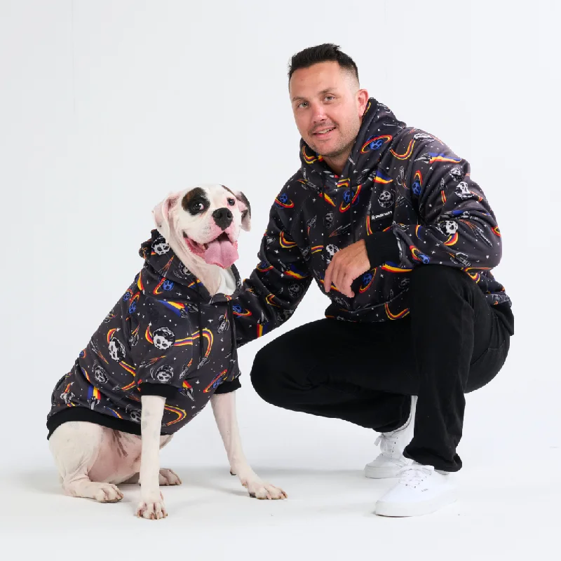 - Winter warm clothes for short-haired dogs Space Human Hoodie