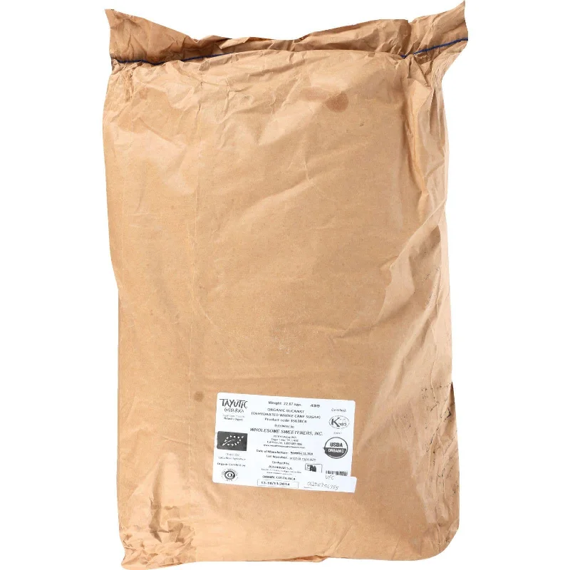 - Air box TSA certified check-in Wholesome Sweeteners Dehydrated Cane Juice - Organic - Sucanat - 1 Lb - Case Of 50