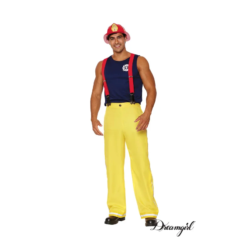  Fiery Fighter Costume for Adults
