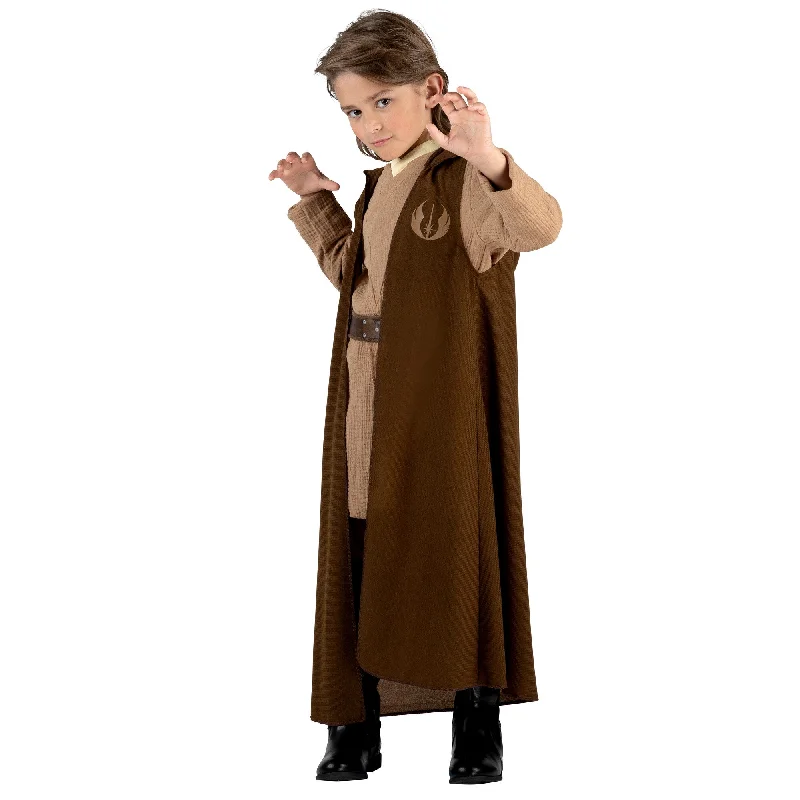 - Cat stress soothing spray Star Wars Obi-Wan Qualux Costume for Kids, Brown Hooded Robe