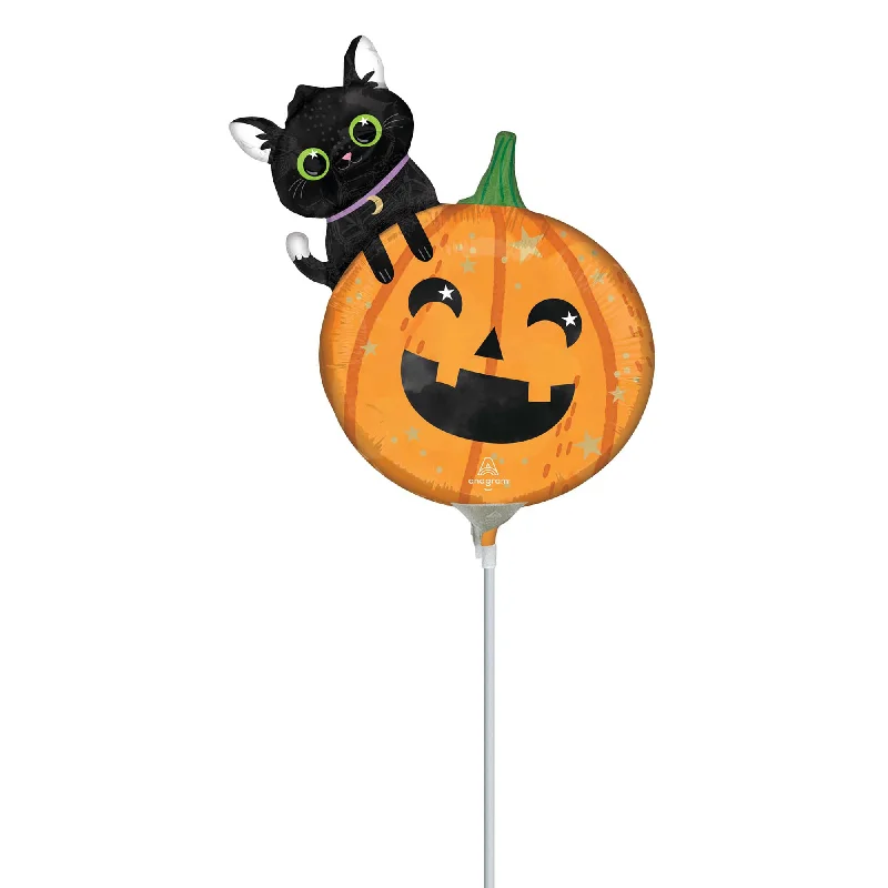 - Foldable and portable cat bag Cat and Pumpkin Air-Filled Balloon, 14 Inches, 1 Count