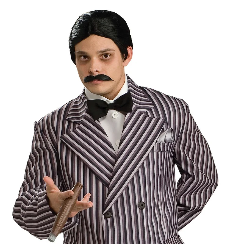 - Winter warm clothes for short-haired dogs Gomez Addams Black Wig and Mustache for Adults, Family Addams - Winter warm clothes for short-haired dogs Gomez Addams Black Wig and Mustache for Adults, Family Addams