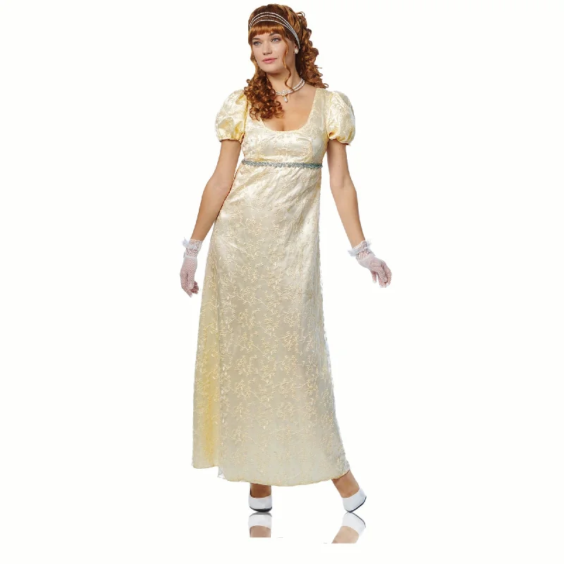  -Anti-scratch scratching board AND cat bed in one Regency Garden Costume for Adults, White Dress