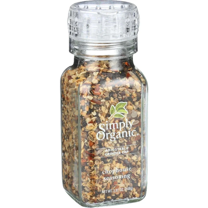  Simply Organic Chophouse Seasoning - Organic - Grinder - 3.81 Oz