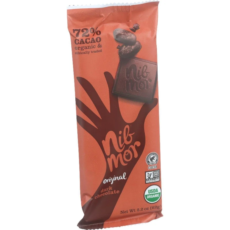 - Pet tear stain cleaning wipes Nibmor Organic Dark Chocolate Bars - Original - 2.2 Oz Bars - Case Of 12