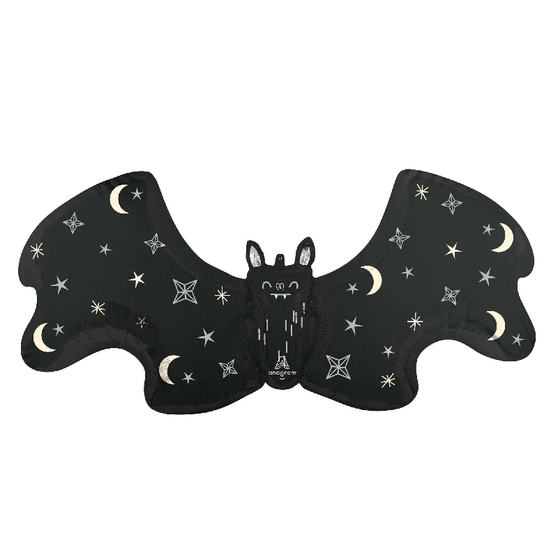 - Pet tear stain cleaning wipes Satin Black Bat Supershape Balloon, 40 Inches, 1 Count
