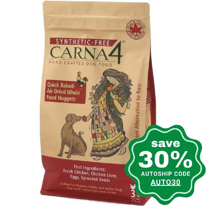 Carna4 - Dry Food for Dogs - Air-Dried Chicken Recipe - 22LB