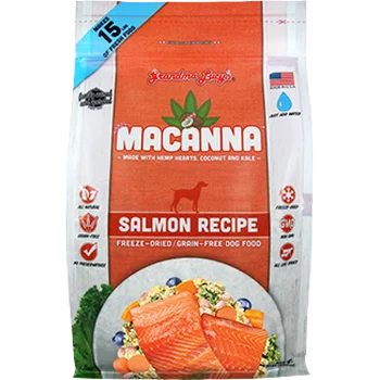 Grandma Lucy's Macanna Grain Free Salmon Recipe Freeze-Dried Raw Dog Food