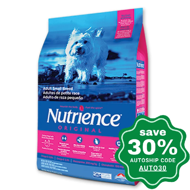 Nutrience - Original - Dry Dog Food - Adult Small Breed - Chicken Meal with Brown Rice - 5.5LB (Min. 4 Packs)