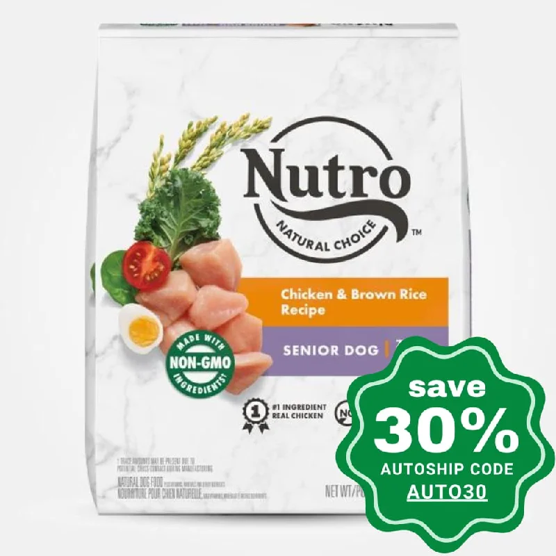 NUTRO - Dry Dog Food - Medium Breed - Senior - Chicken & Whole Brown Rice - 13LB