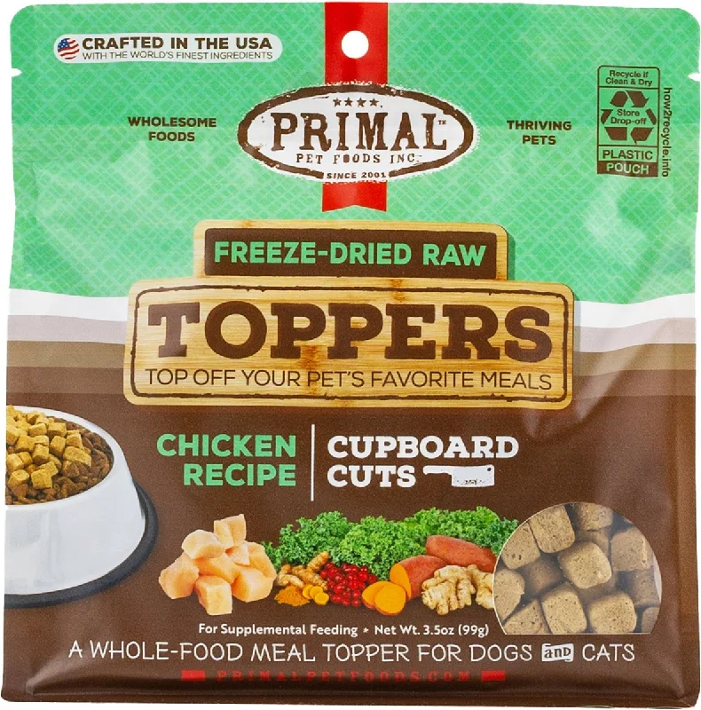 - Natural ingredient dog foodPrimal Cupboard Cuts Freeze-Dried Raw Chicken Meal Topper for Dogs and Cats - Natural ingredient dog foodPrimal Cupboard Cuts Freeze-Dried Raw Chicken Meal Topper for Dogs and Cats