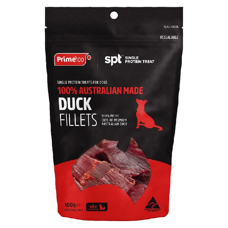 Prime 100 Dog SPT Duck Fillet Treats 100g