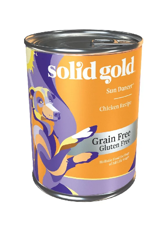 -Grain-free dog food recommendationSolid Gold Sun Dancer Grain Free Chicken Recipe Canned Dog Food -Grain-free dog food recommendationSolid Gold Sun Dancer Grain Free Chicken Recipe Canned Dog Food