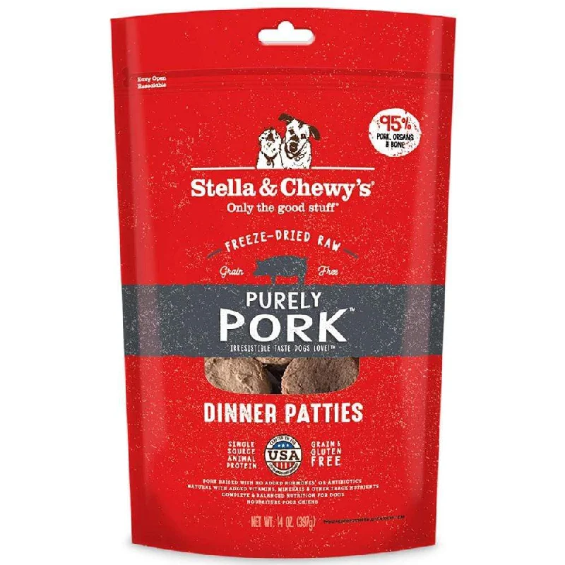 - Dog food improves immunityStella & Chewy's Purely Pork Grain Free Dinner Patties Freeze Dried Raw Dog Food - Dog food improves immunityStella & Chewy's Purely Pork Grain Free Dinner Patties Freeze Dried Raw Dog Food