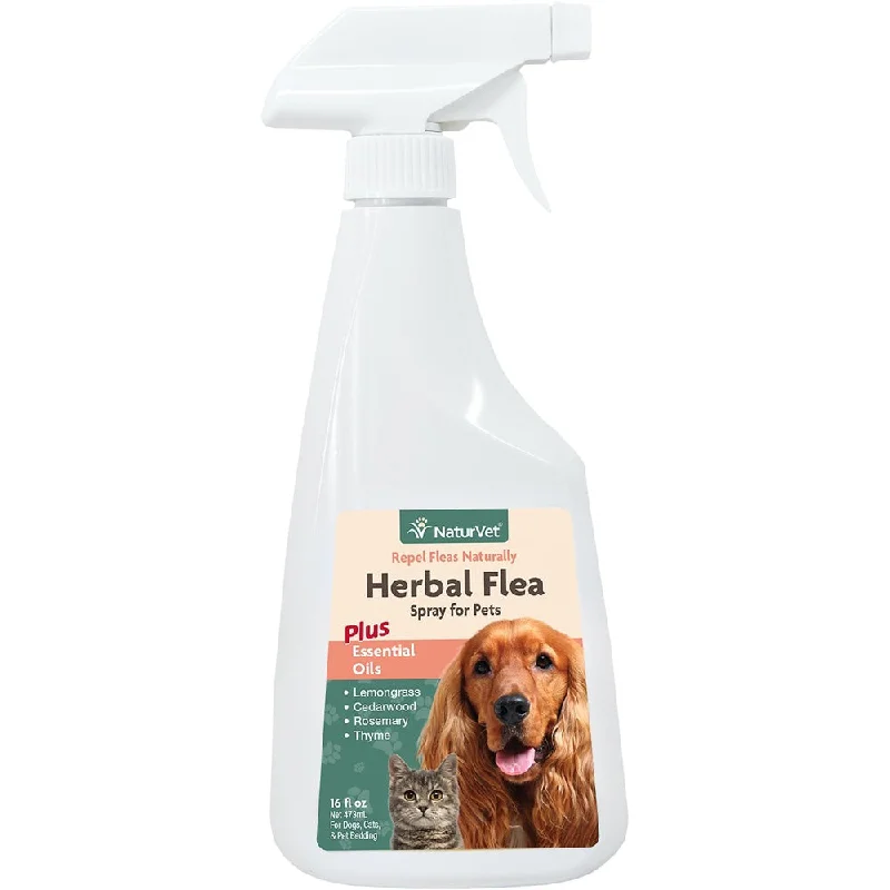 NaturVet Herbal Flea Spray 16oz