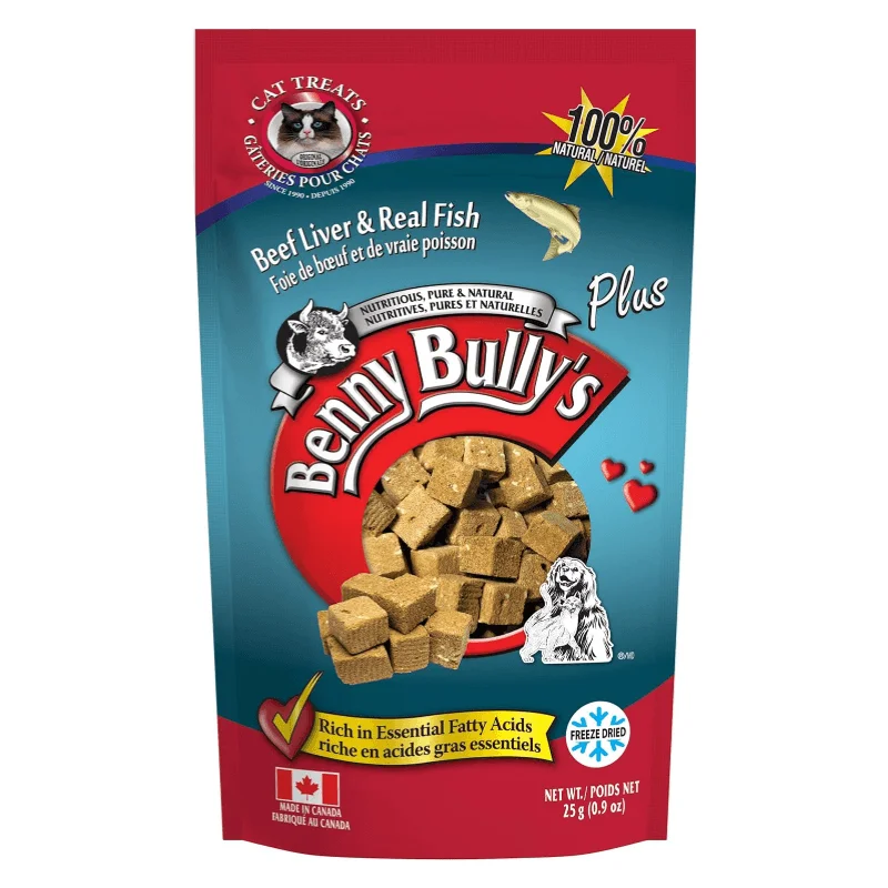 Freeze Dried Cat Treat - Beef Liver & Real Fish - 25 g