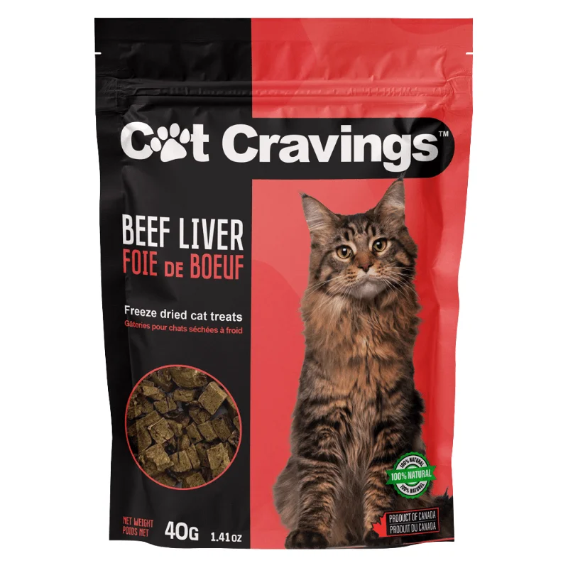 Freeze Dried Cat Treat - Beef Liver - 40 g