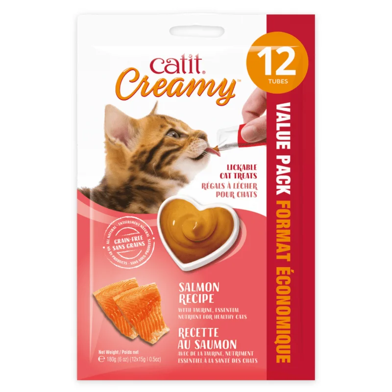 Creamy Lickable Cat Treat - Salmon Flavor