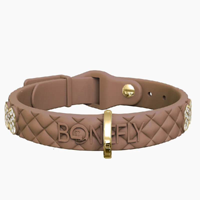 QuiltFly Crystal Dog Collar