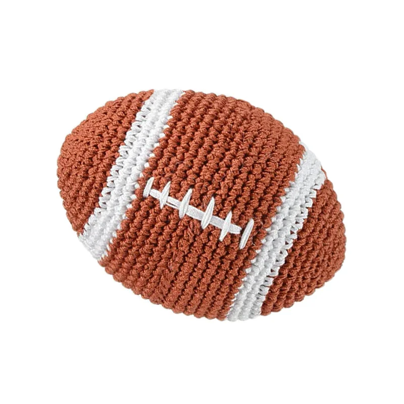 Crochet Football Dog Toy