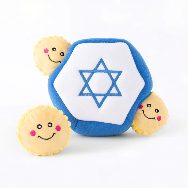 Star of David interactive Dog Toy