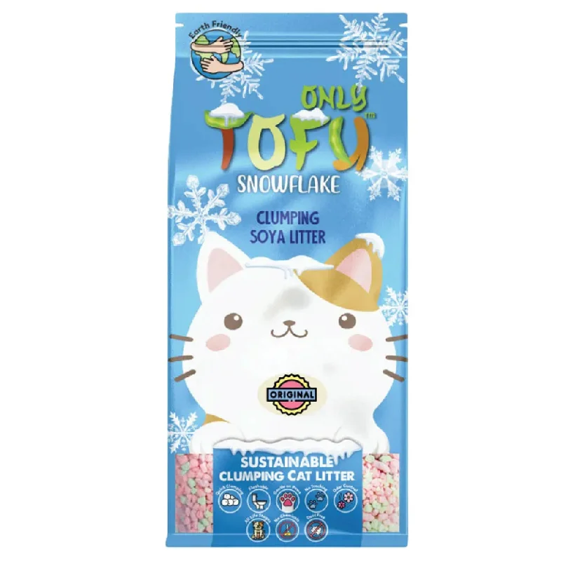 NutraPet Tofu  Snowflake Original Clumping Cat Litter