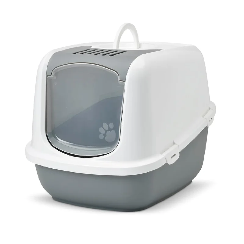 Savic Nestor Jumbo Toilet Home for Cats (Cold Grey)