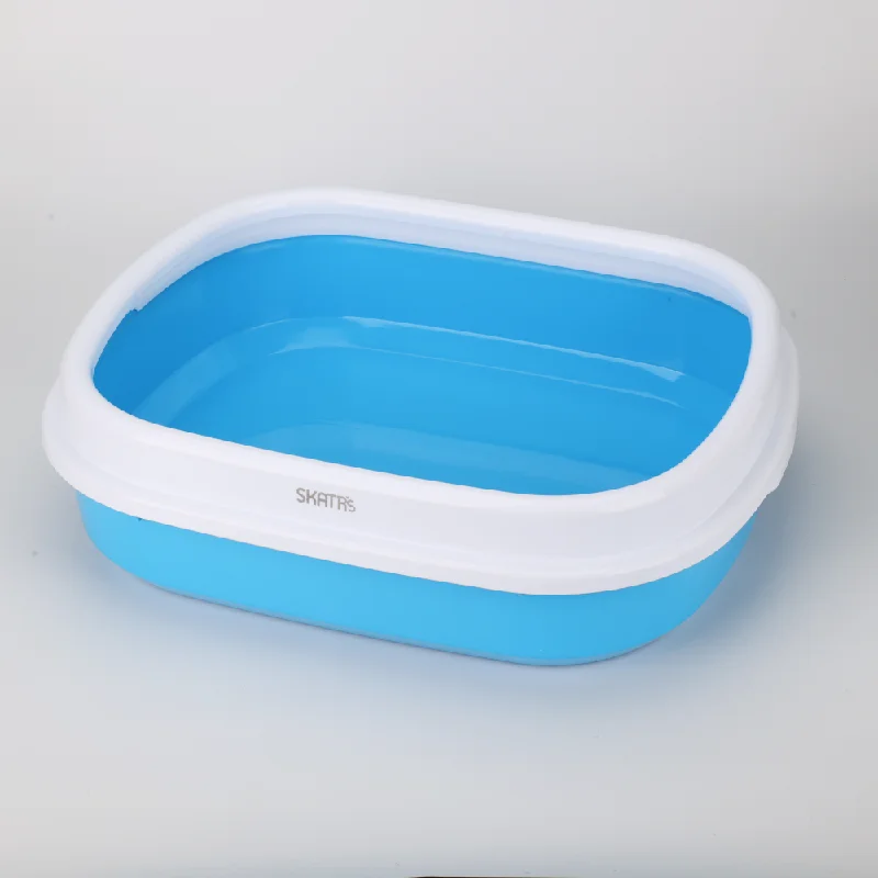 Skatrs Litter Tray for Cats (Blue)