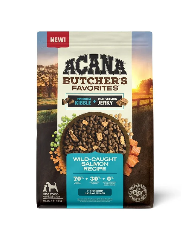 Acana Butcher's Favorites Wild-Caught Salmon Dry Dog Food 4lb