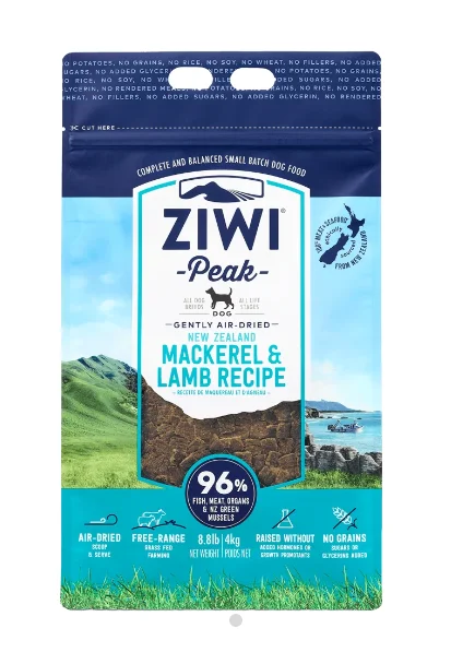 ZIWI DOG FOOD MACKERAL & LAMB 1KG